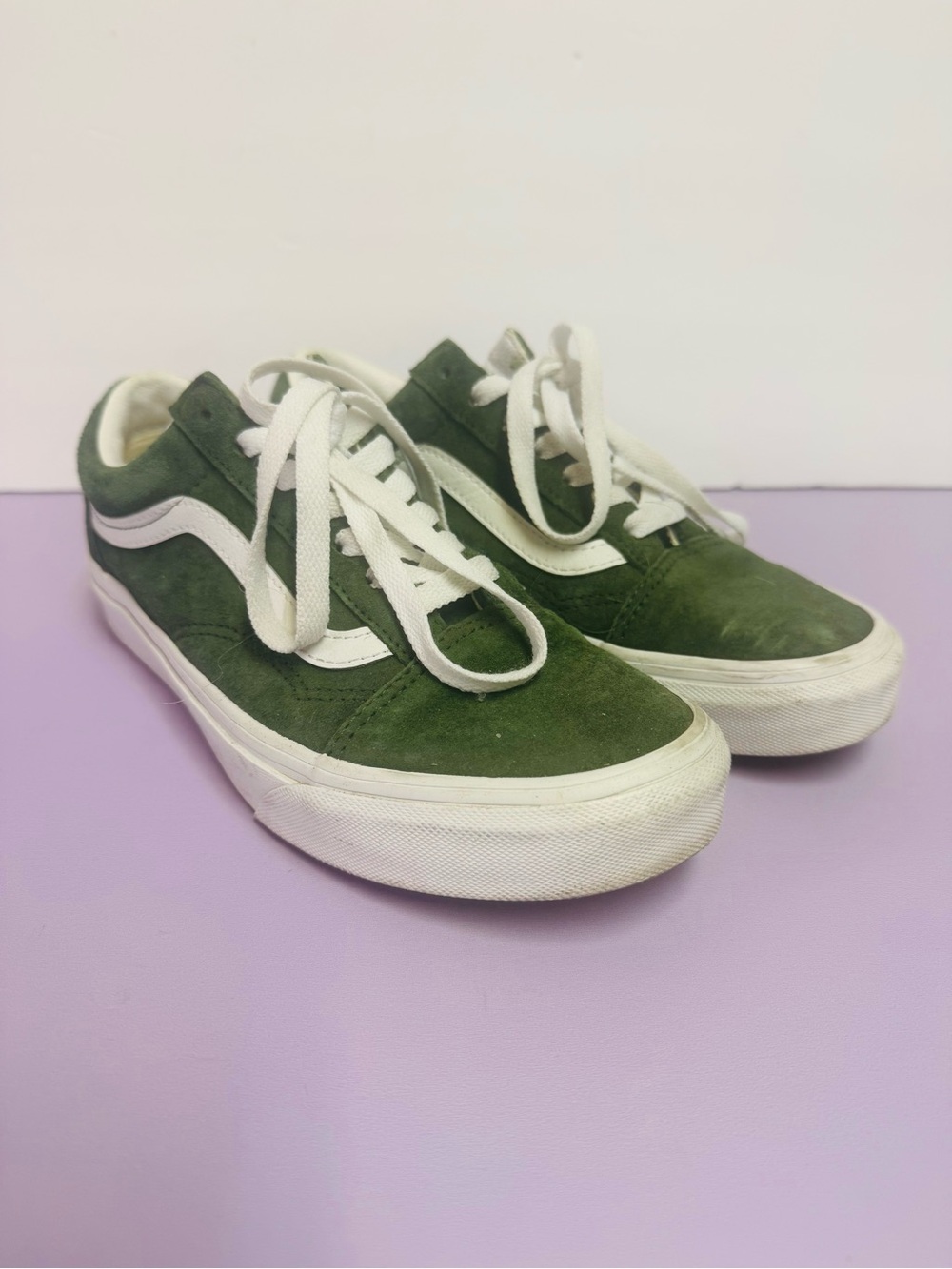 Vans Old Skool Sneakers Green W7 M 5.5